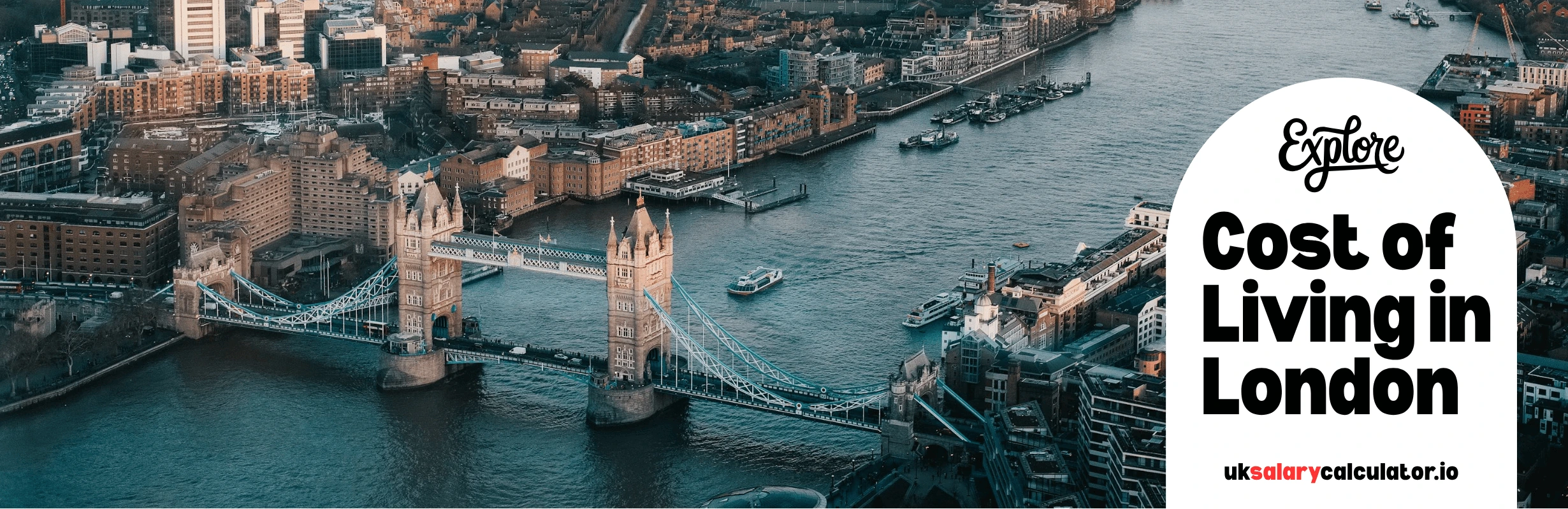 A skyline view of the city of London